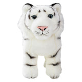 White Tiger Plush Standing 12" Heirloom