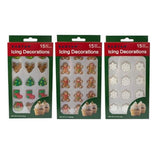 Christmas Edible Cake Decorations Candy Cupcake Topper