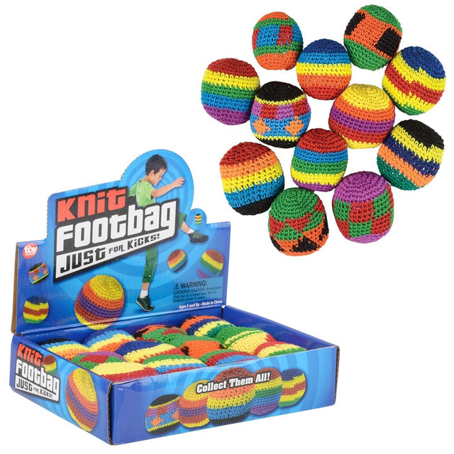 Knit Kickball Mini Balls (12 DZ)
