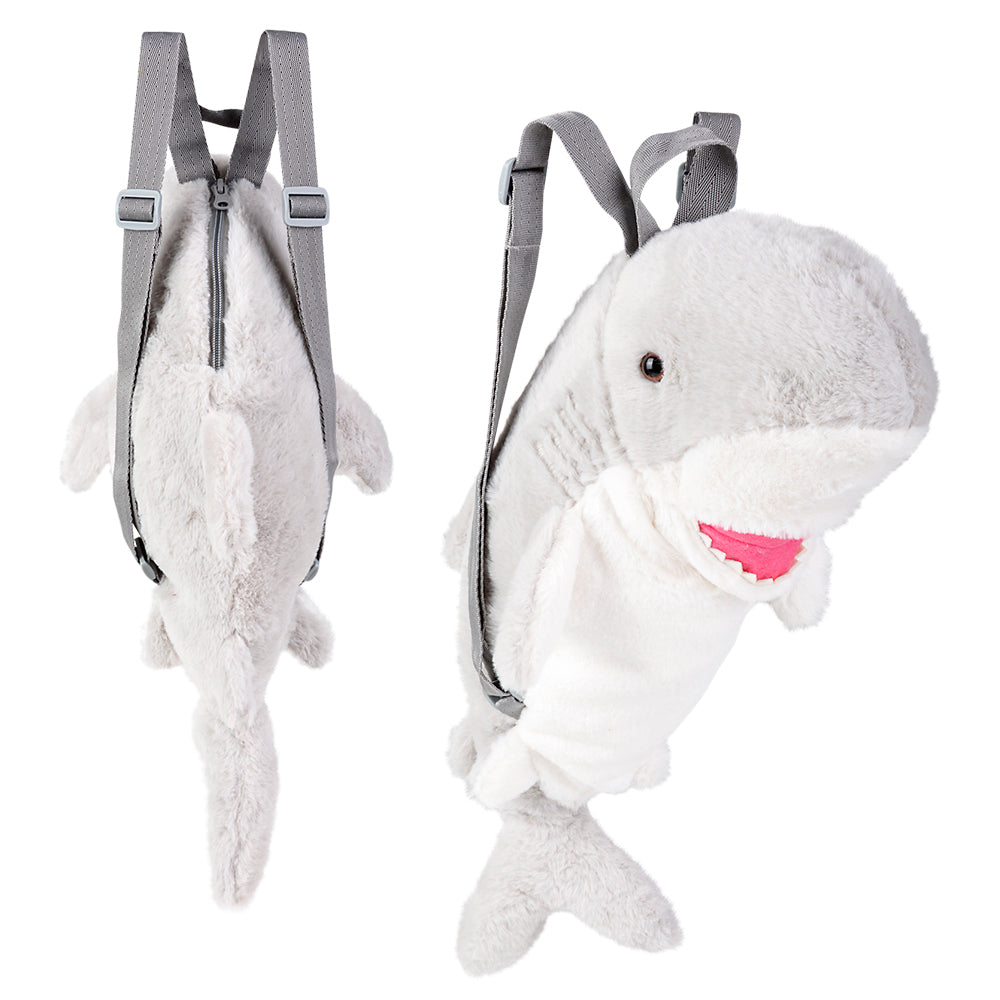 Shark Backpack Plush Great White Backpack