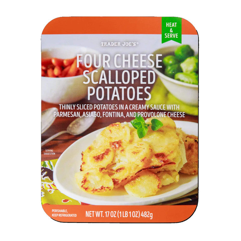 Four Cheese Scalloped Potatoes – Creamy & Melty Side