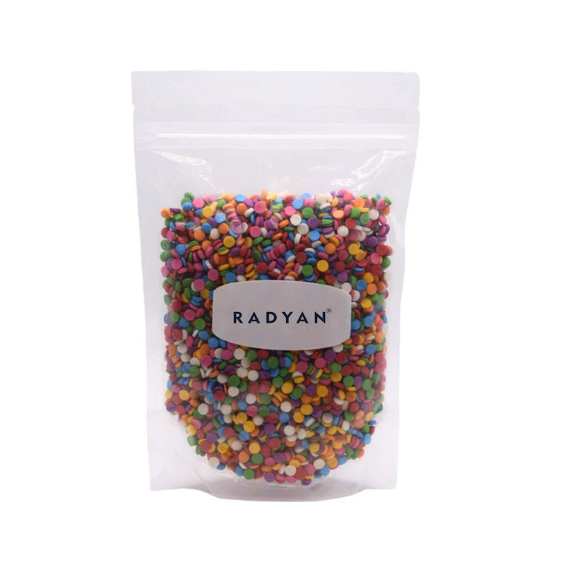 Edible Sequins Confetti Shapes Eight Polished Colors