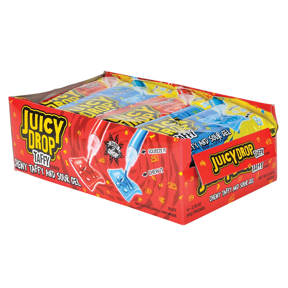 Juicy Drop Taffy Assorted Flavors (1 Box)