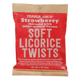 Trader Joe's Soft Strawberry Licorice Twists Sweet & Chewy 8 Oz