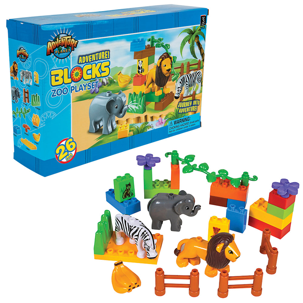 Zoo Block Set (26 PC)