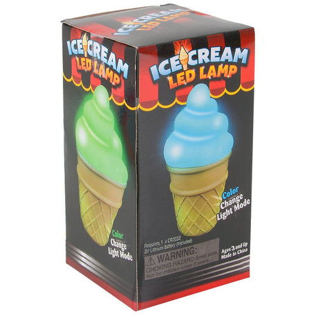 Ice Cream Cone LED Tap Lamp