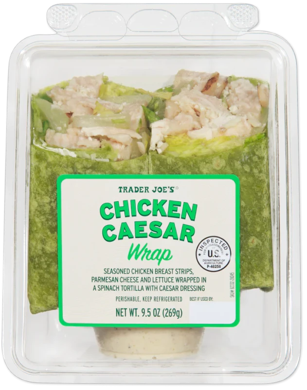 Chicken Caesar Wrap with Creamy Dressing