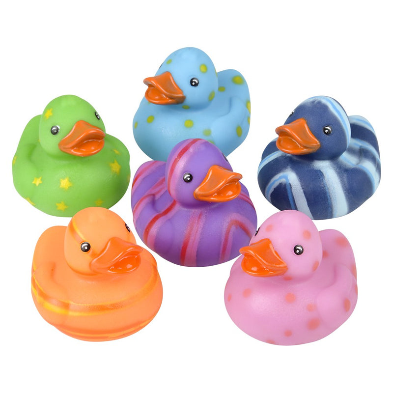 Pattern Rubber Ducks (1 DZ)