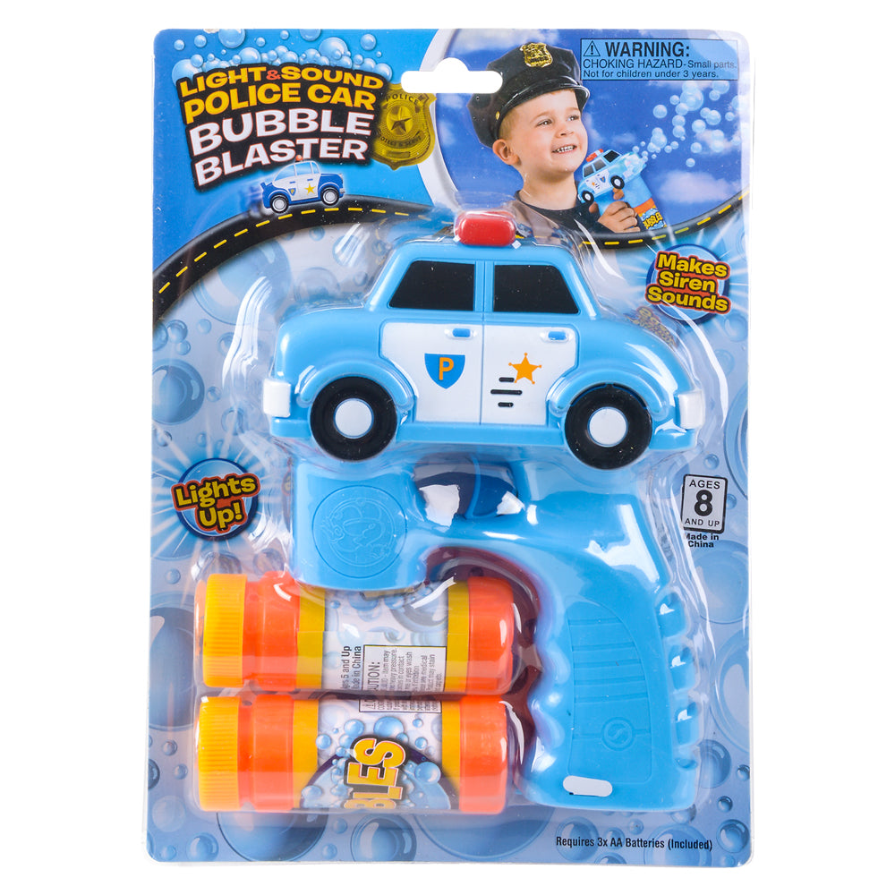 Police Cruiser Bubble Blaster 5" Light and Sound