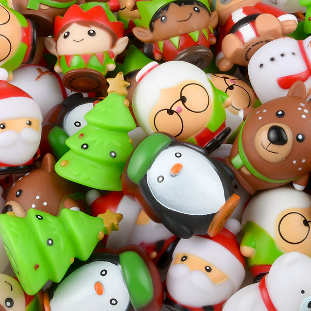 Christmas Character Assortment 2" Mini Rubber Figures