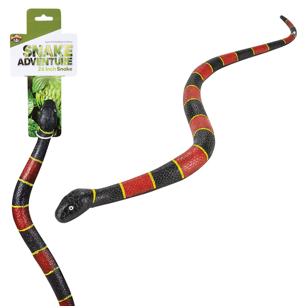 Eastern Coral Snake Plush Toy (1 PC)