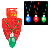 Light-Up Christmas Bulb Necklace (1 DZ)