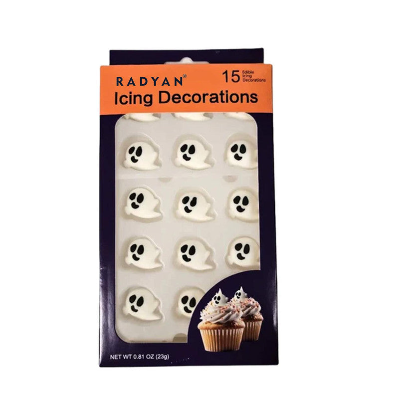 Edible Christmas Cake Décor – 15 Pcs Festive Assortment