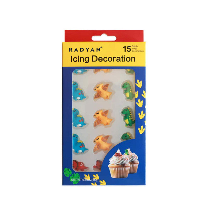Cute Dinosaur Cake Cupcake Sugar Topper Birthday
