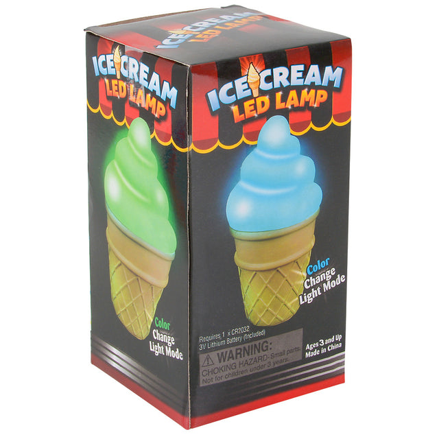 Ice Cream Cone LED Tap Lamp