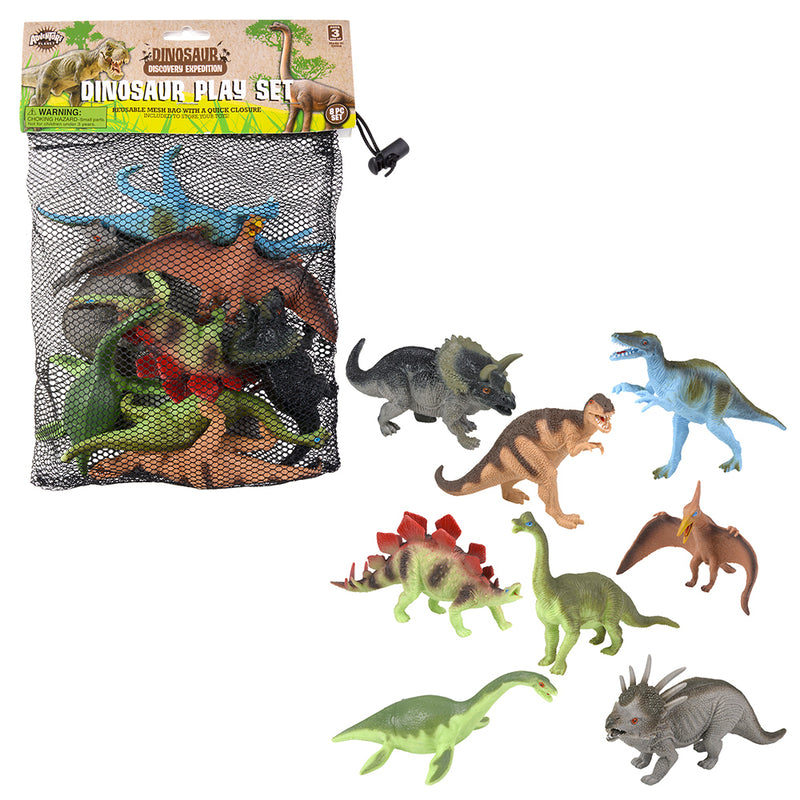 Dinosaur Assortment Mesh Bag Set