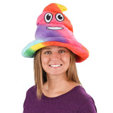 Poop Hat Rainbow Emoticon Hat
