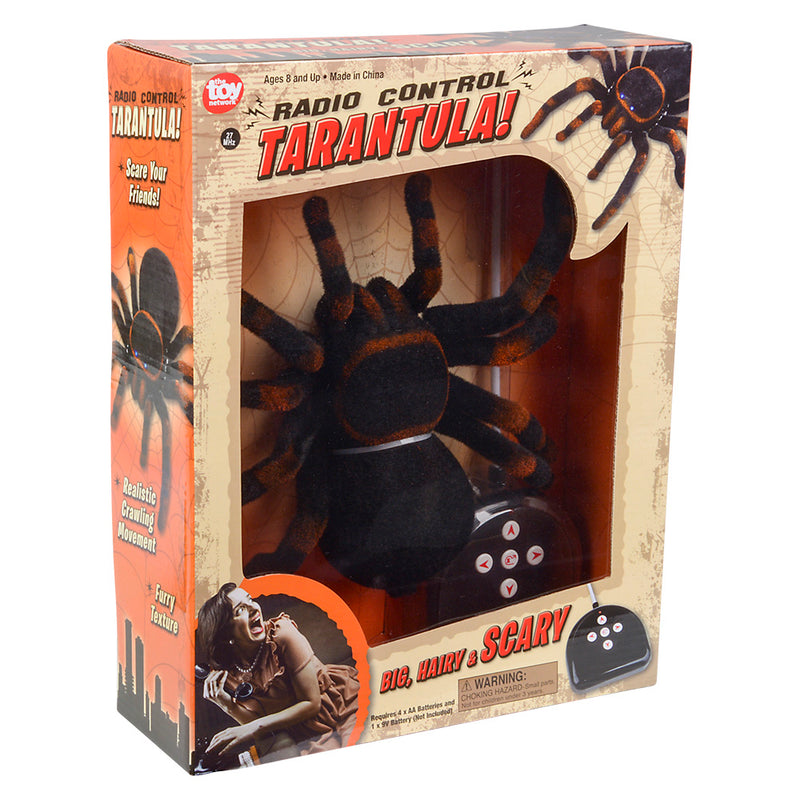 10-inch remote-controlled tarantula spider toy for Halloween fun