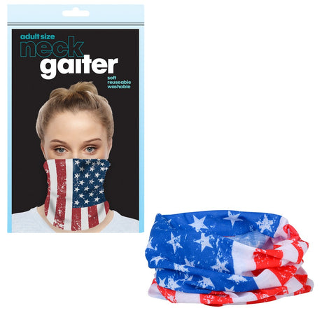 Patriotic Neck Gaiter 10 x 18" (1 DZ)