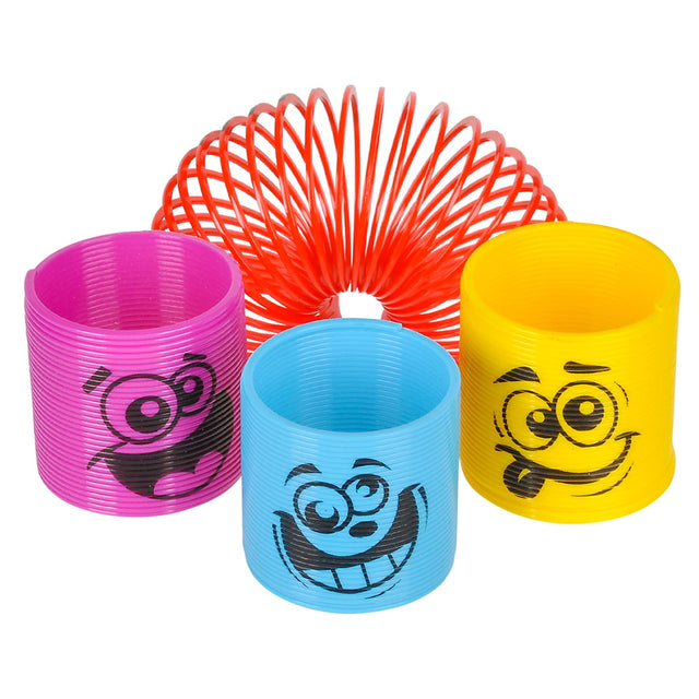 Silly Face Coil Spring (50 Pc Poly Bag)