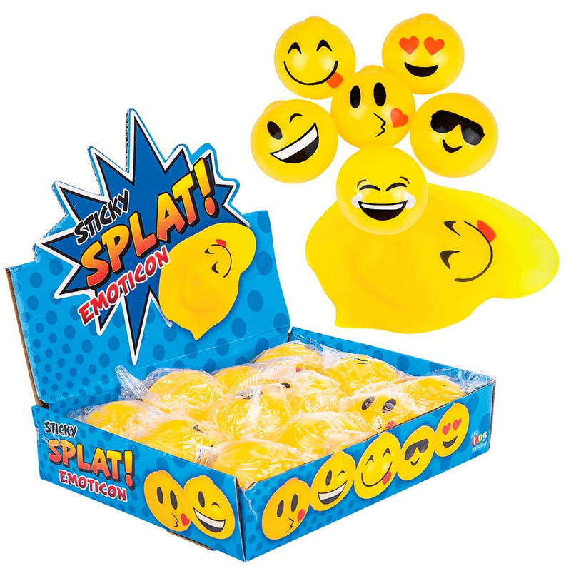 Sticky Splat Emoticon Ball (1 DZ)