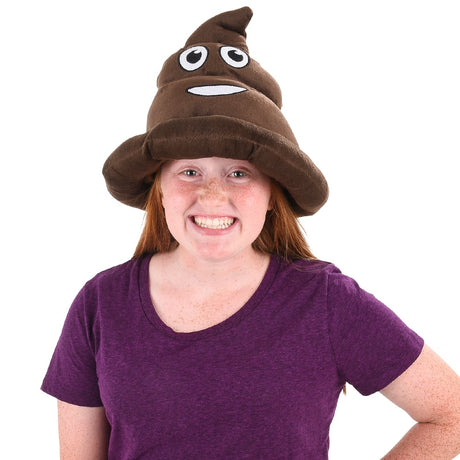 Poop Hat Emoticon Hat