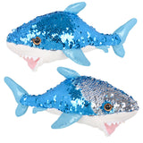 Sequin Great White Shark Plush