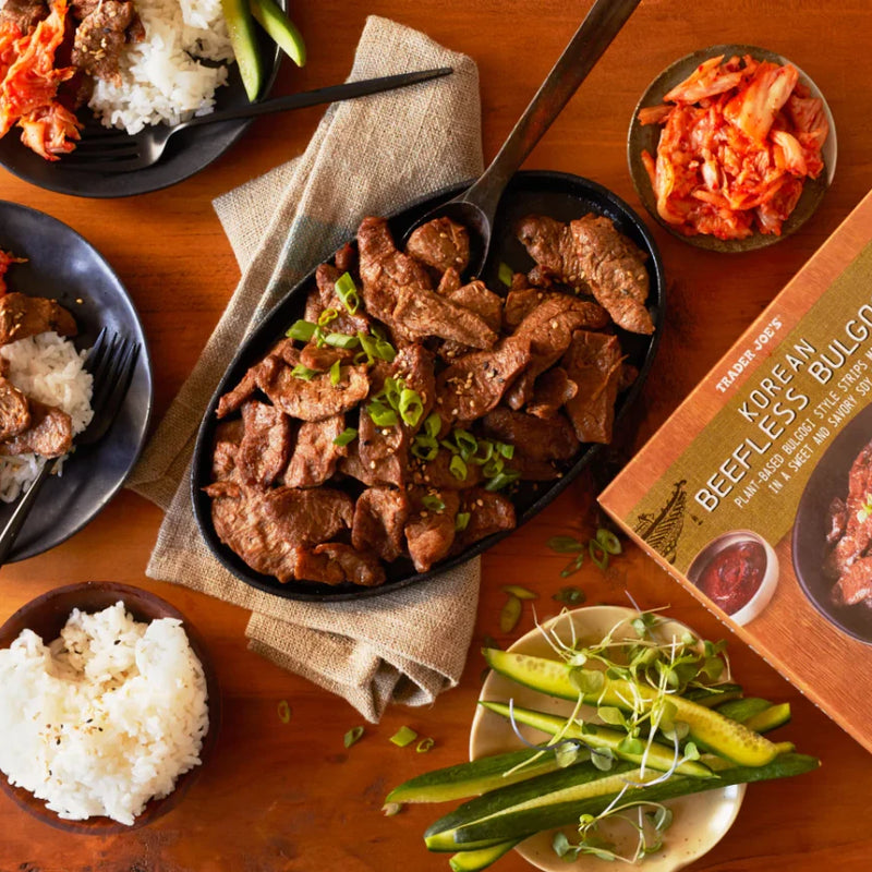 Korean Beefless Bulgogi Vegan Soy Protein Stir Fry 10 Oz