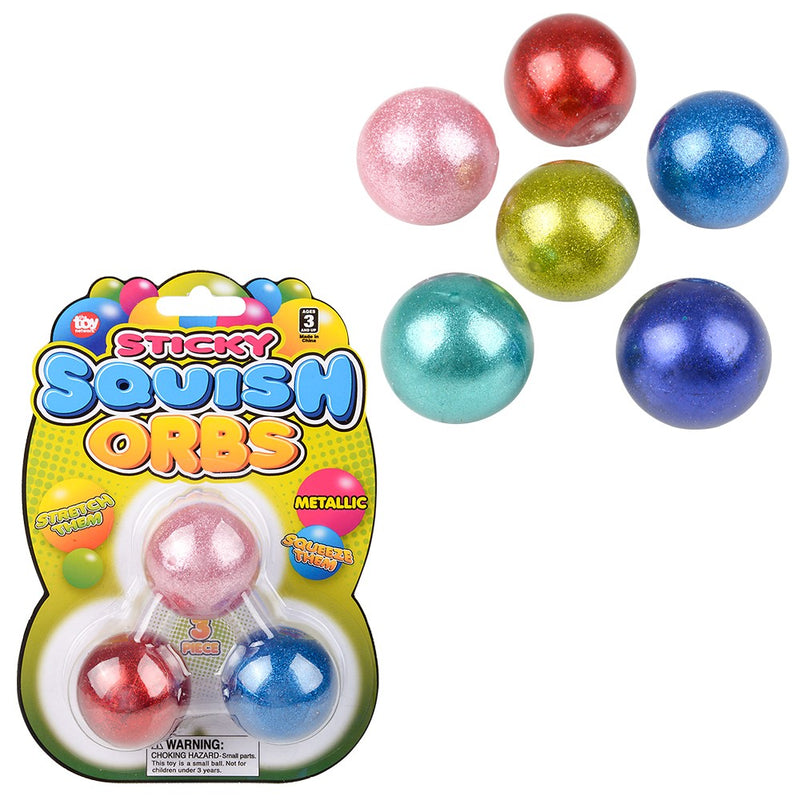 Squish Sticky Metallic Orbs (1 DZC)