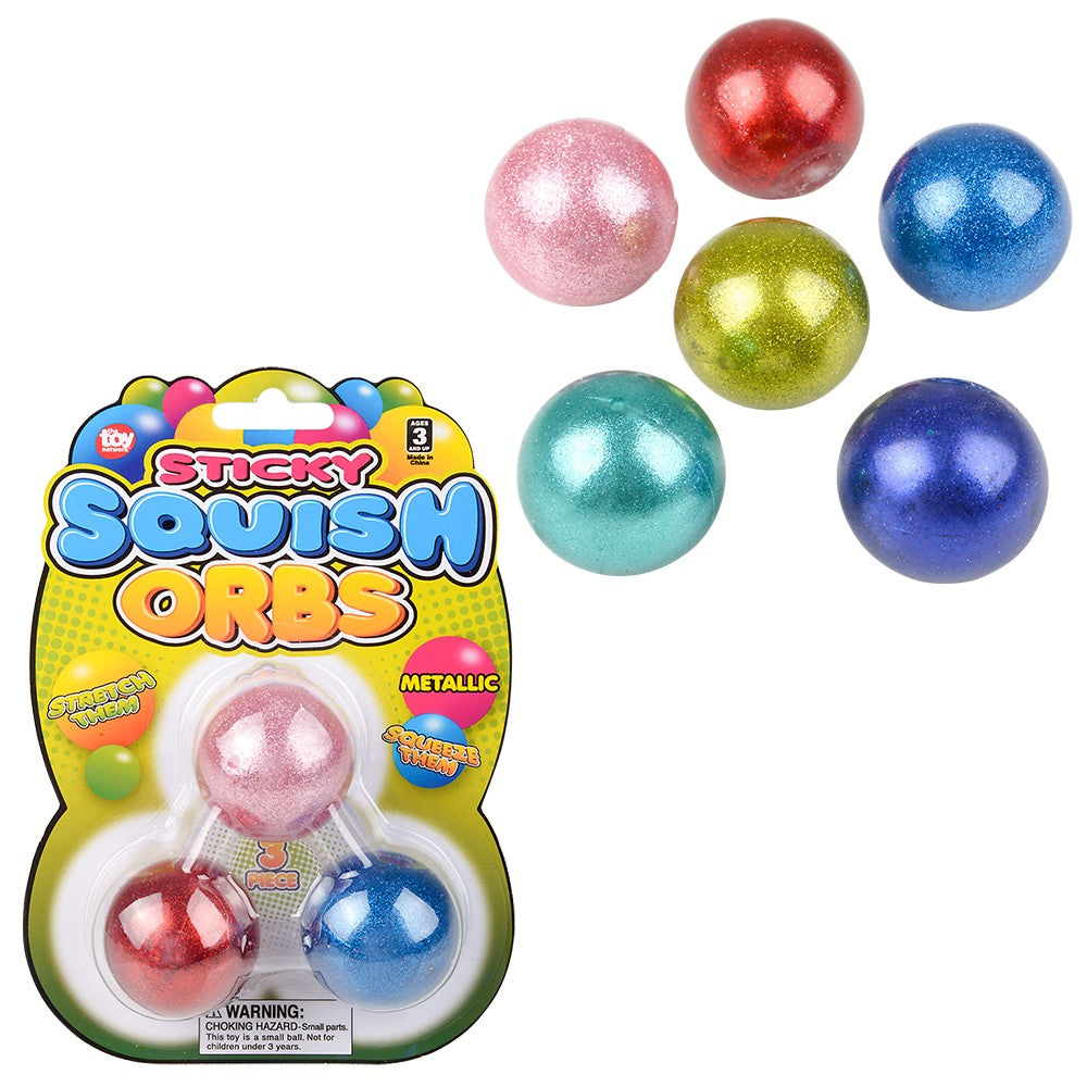 Squish Sticky Metallic Orbs (1 DZC)