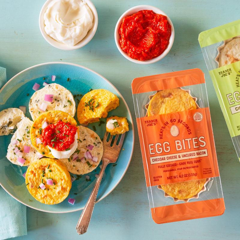 Mediterranean Inspired Cheese Spinach and Kale Egg Bites