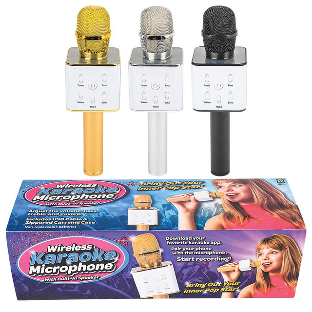 Wireless Karaoke Mic 11.5"