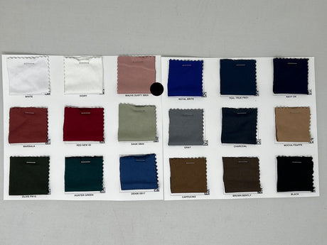 1 Yard Heavy DBP Double Sided Super DTY Brushed Knit Solid Fabric Soft Durable 60 Inch Width