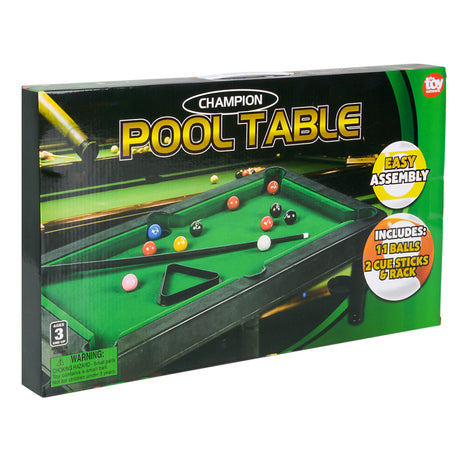 Pool Table Mini Game 19" x 11"
