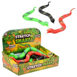 Stretchy Snake 15" Assorted (12 Pc Display)