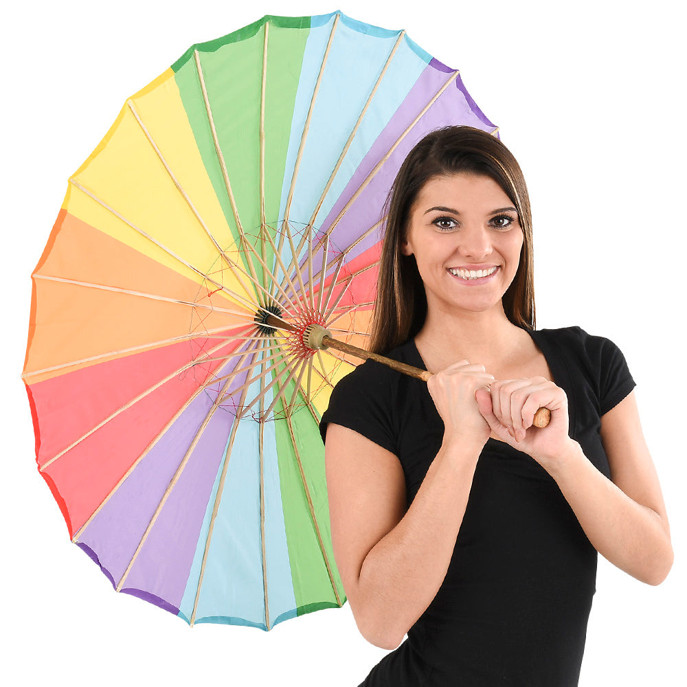 Rainbow Parasol 21.5"