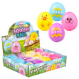 Gummi Easter Egg Squeeze Toy (12 Pc Display)