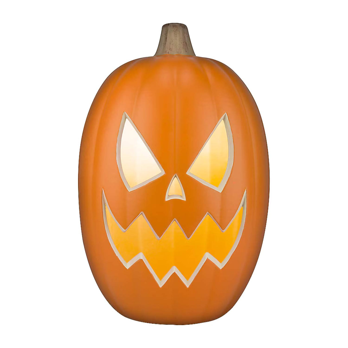 1.5-ft Pre Lit Halloween Jack O Lantern Pumpkin Decor with Flickering LED Light