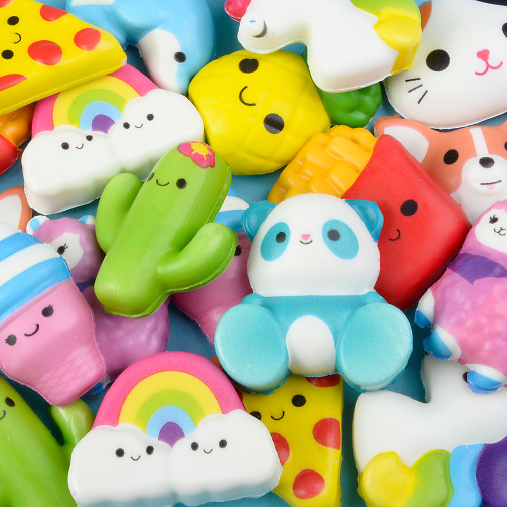 Squish Sticker Assortment (24 Pc Poly Bag)