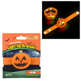 Light-Up Jack-O-Lantern Snap Bracelet (1 DZ)