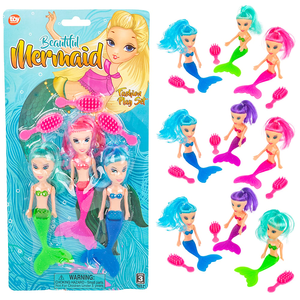 Mermaid Doll Play Set (1 DZ)