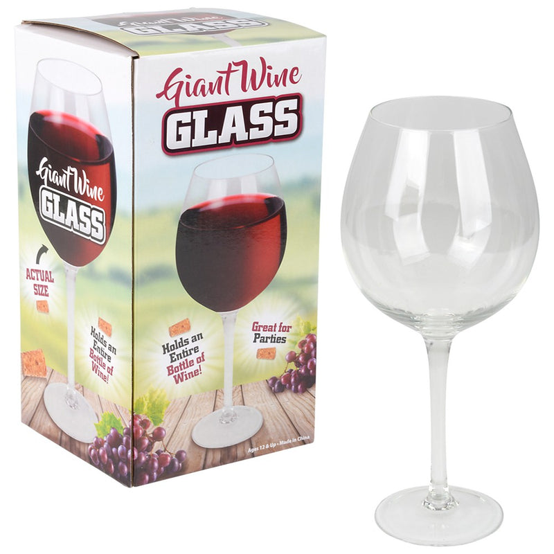 Giant Wine Glass 10"