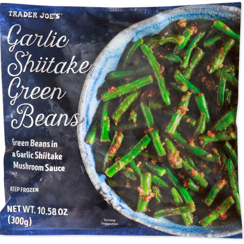 Garlic Shiitake Green Beans Frozen Savory Vegetable Side 10.58 Oz
