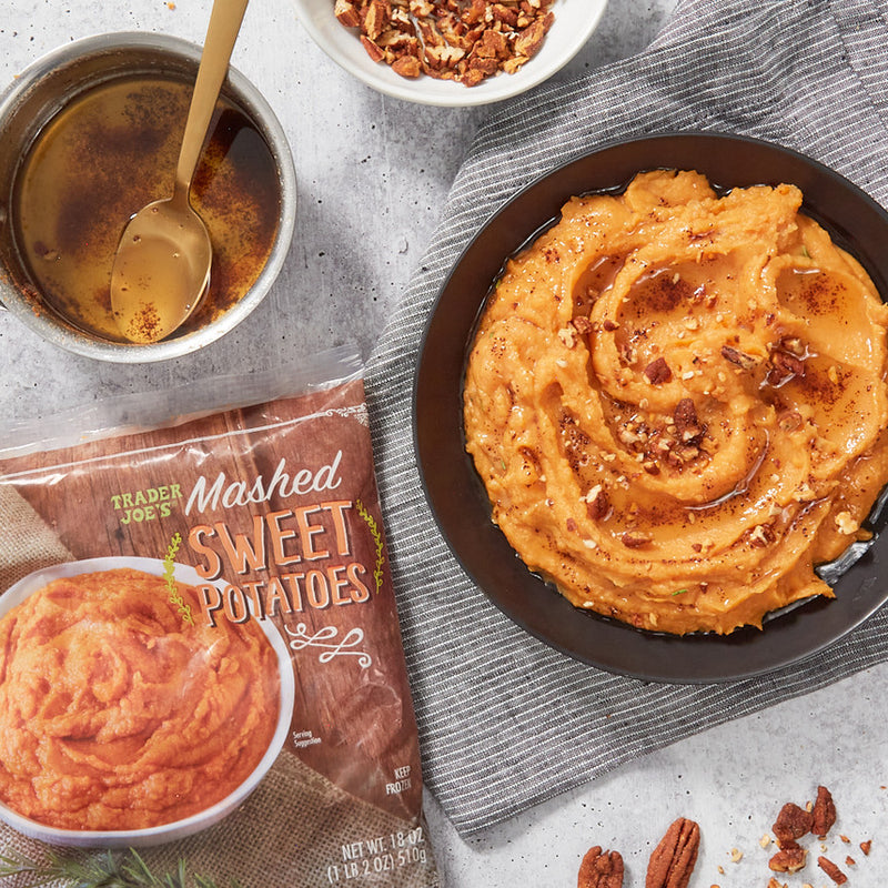 Mashed Sweet Potatoes Frozen Ready to Heat Natural Side Dish 18 Oz