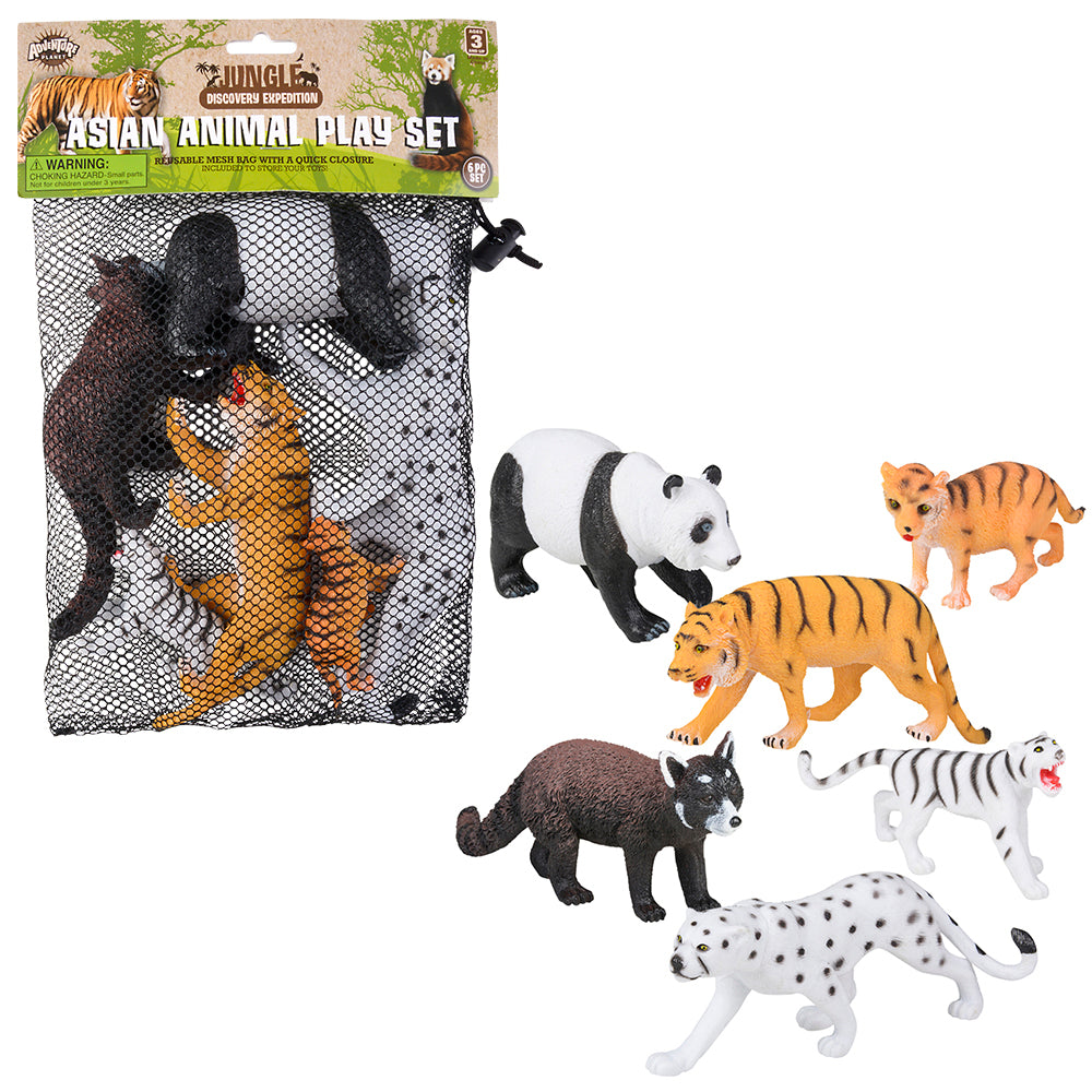 Asian Animal Assortment Mesh Bag Set
