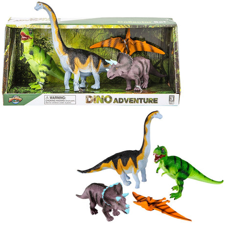 Dinosaur Playset 4 PC Set