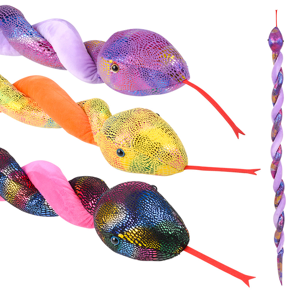 Plush Twisty Snake Metallic Assortment A (1 PC)