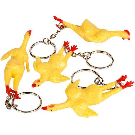 Rubber Chicken Keychain (1 DZ)
