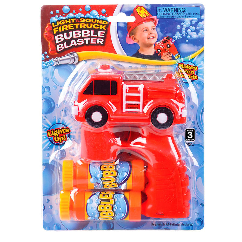 Fire Truck Bubble Blaster 5" Light And Sound