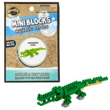 Mini Blocks Crocodile 3D Figure